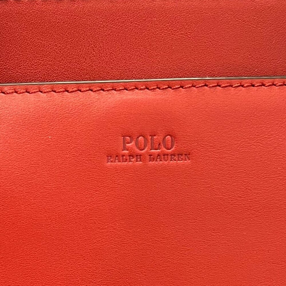 Polo Ralph Lauren Large Leather Sloane Satchel - Picture 3 of 4